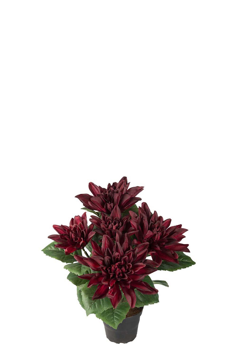 Kunstig rød Dahlia 30 cm