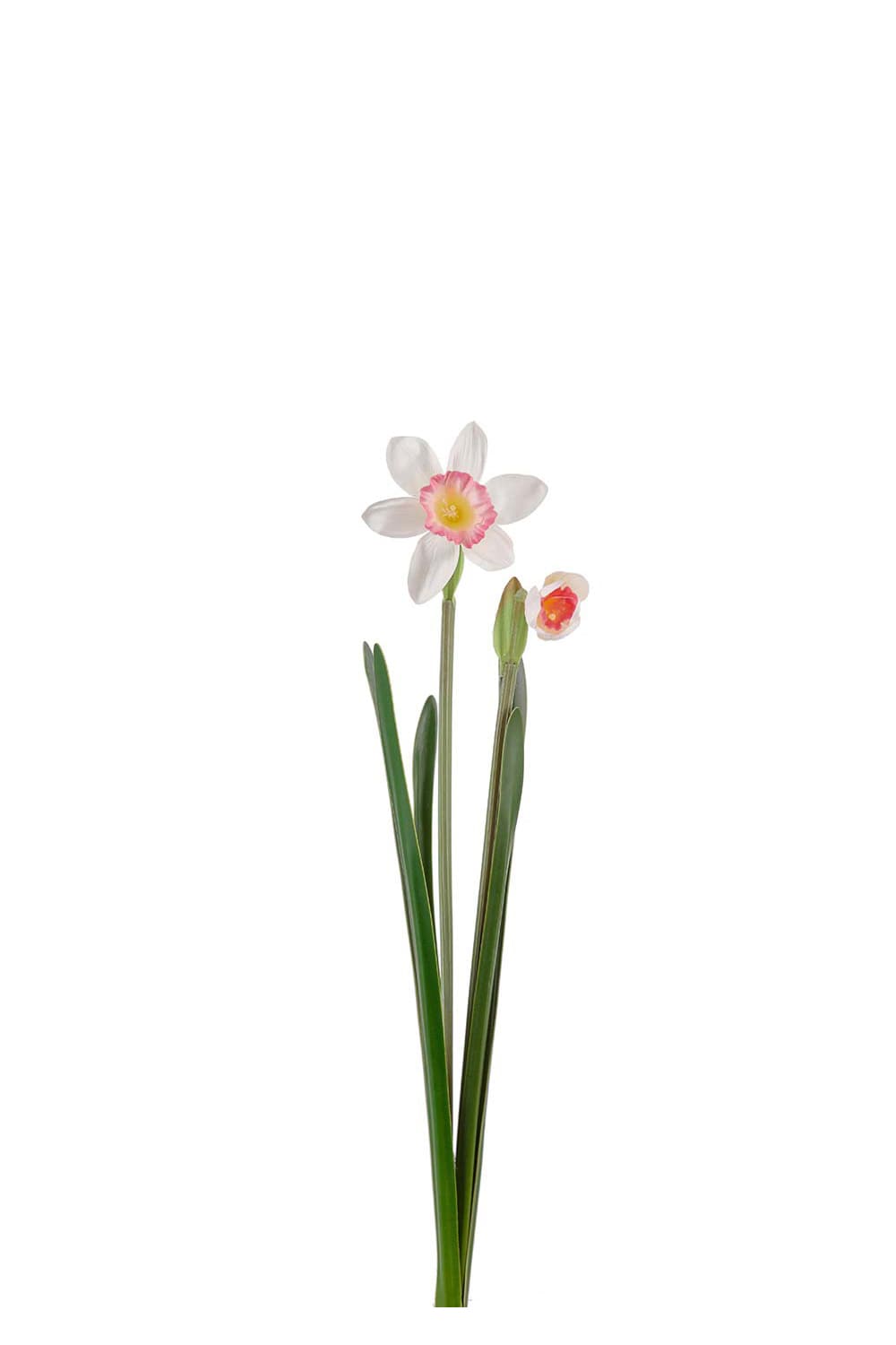 Kunstig rosa narsiss 50 cm
