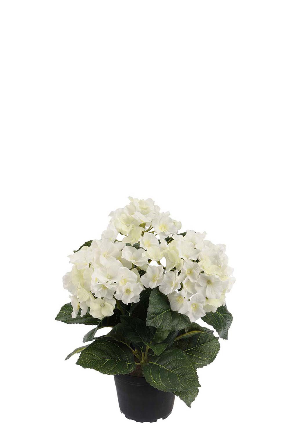 Kunstig hvit Hortensia 30 cm