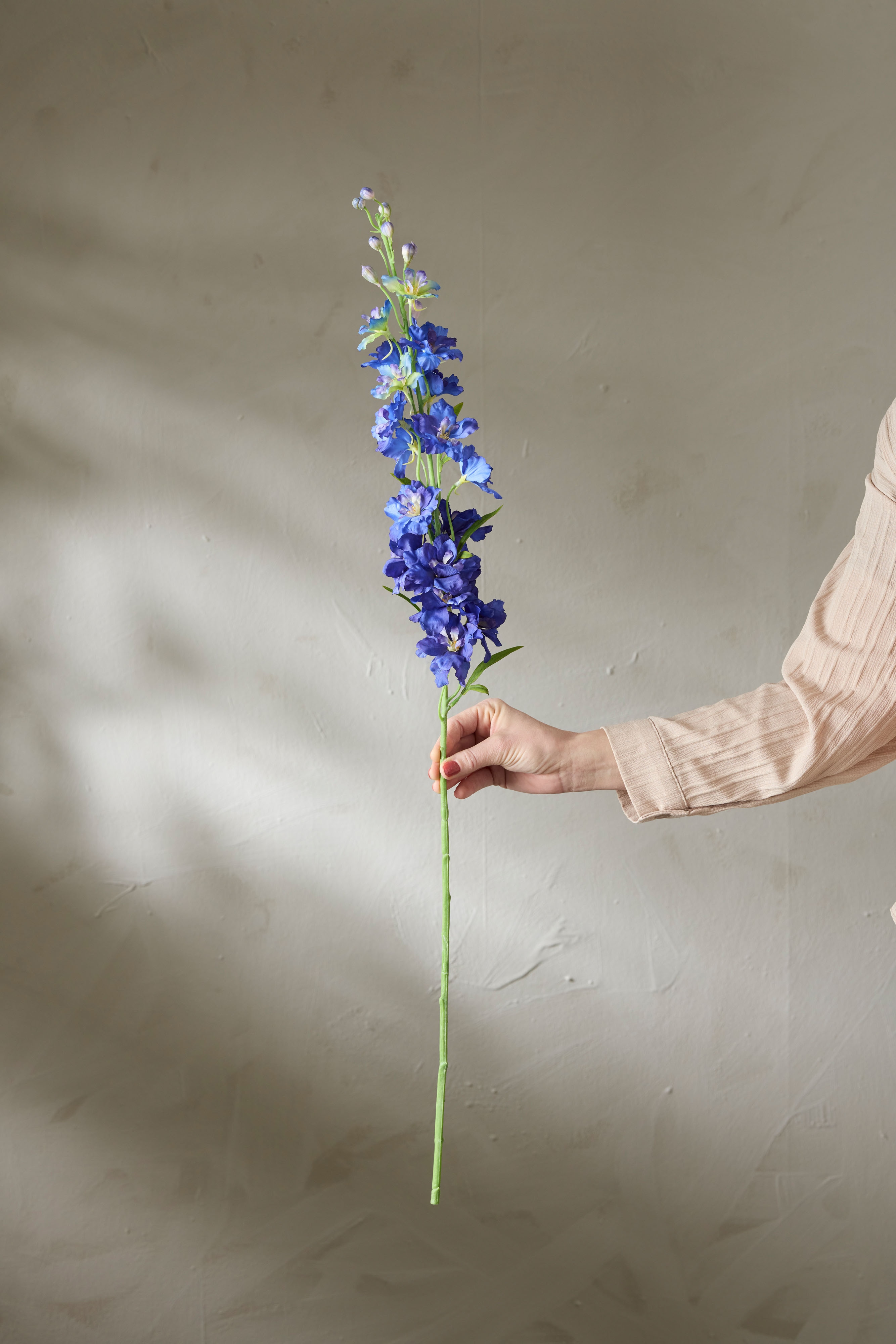 Kunstig blå Delphinium 90 cm