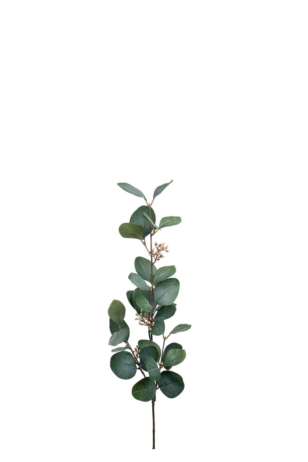 Kunstig grønn Eukalyptus med bær 70 cm