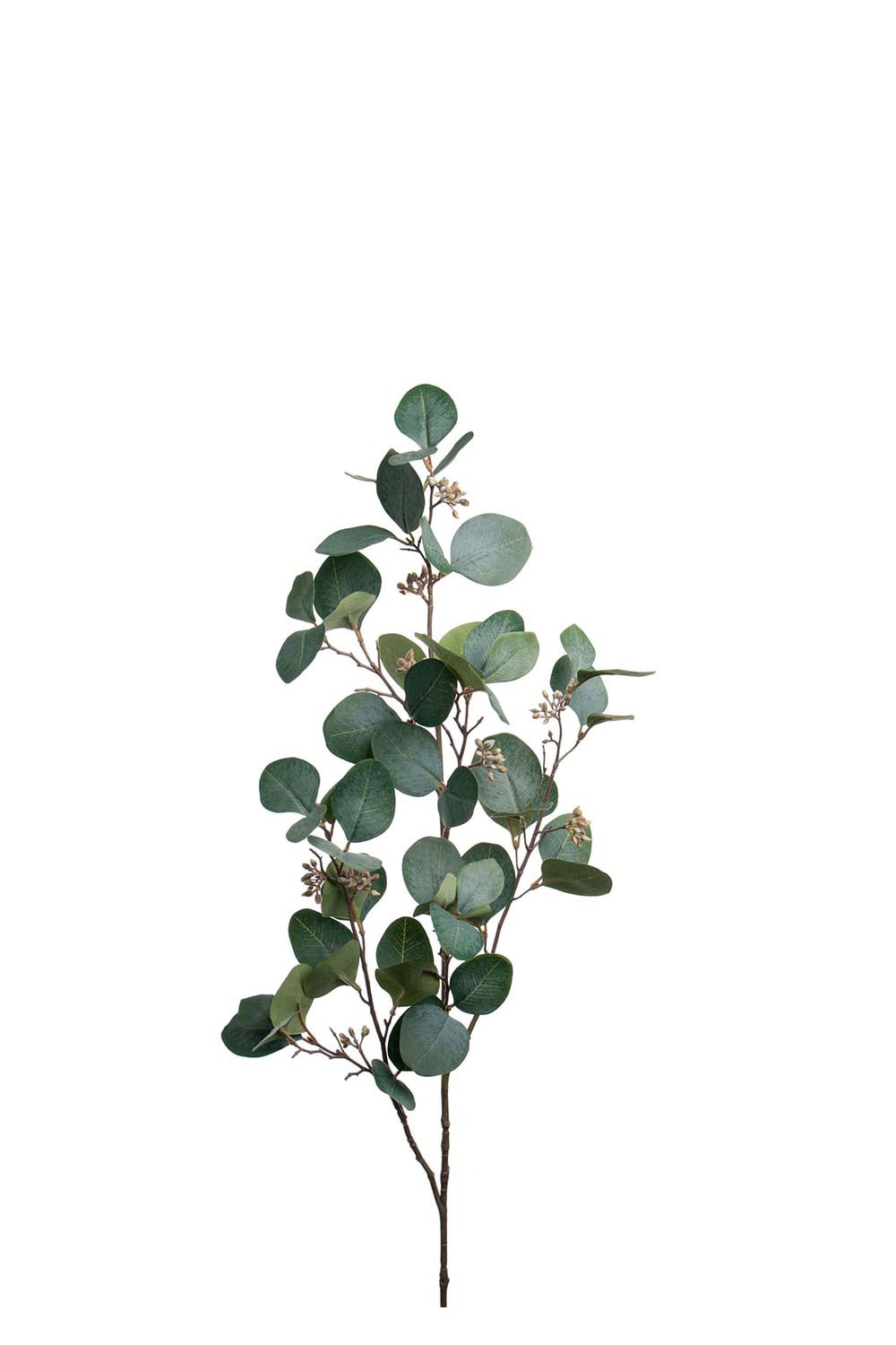 Kunstig grønn Eukalyptus med bær 100 cm