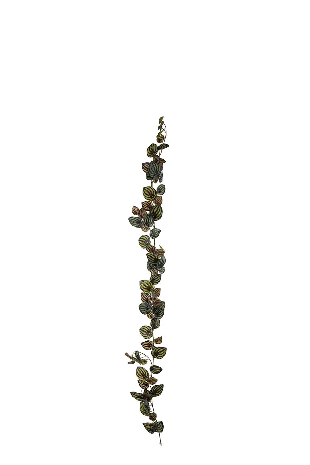 Kunstig grønn Peperomia-girlander 180 cm