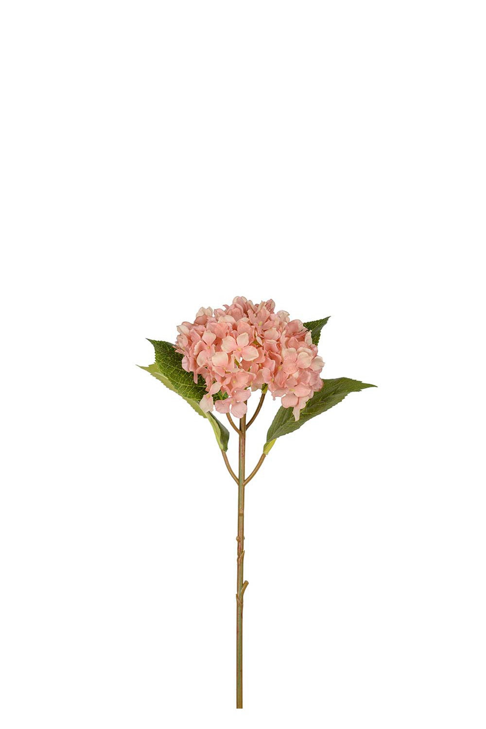 Kunstig rosa Hortensia 40 cm