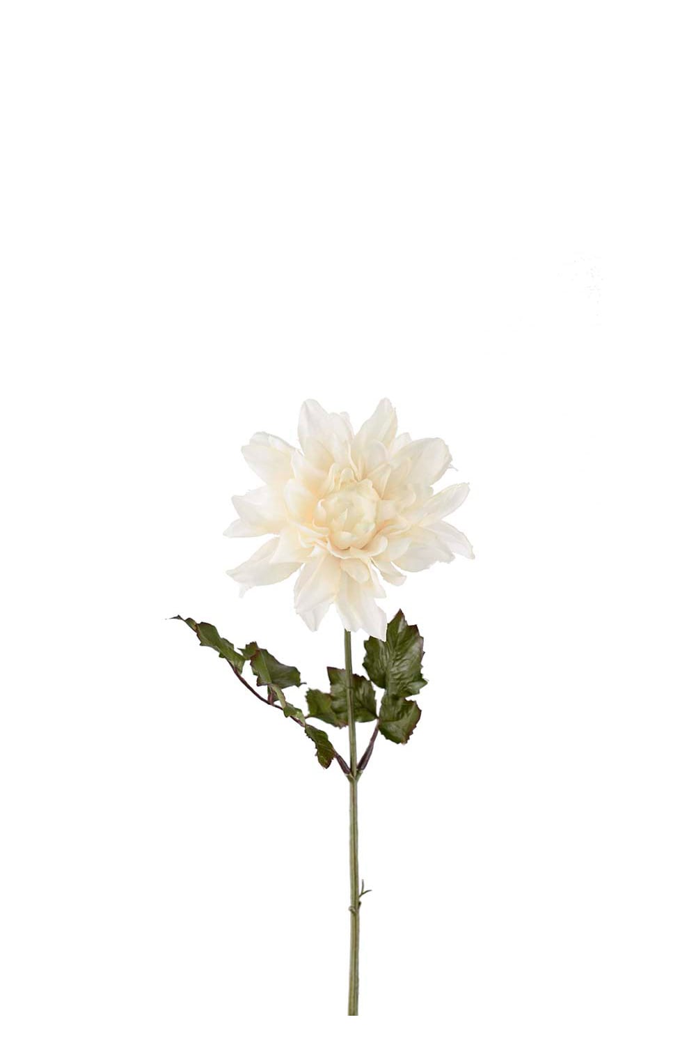 Kunstig hvit Dahlia 45 cm