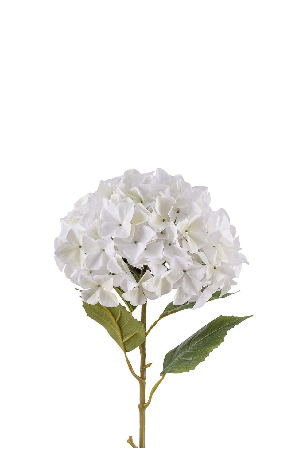 Kunstig hvit Hortensia 110 cm