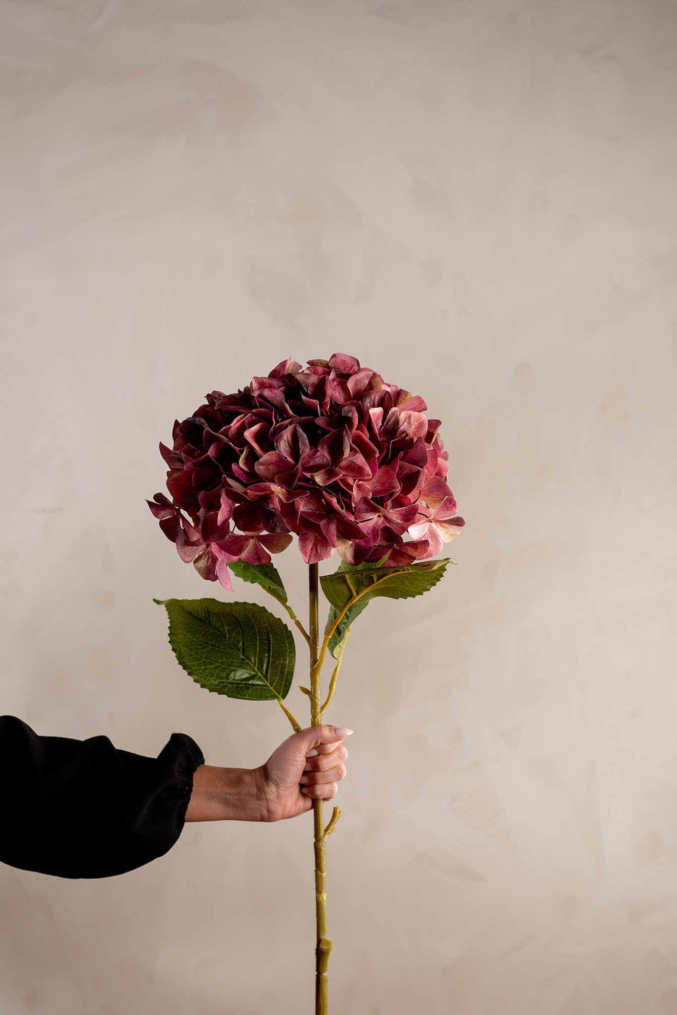 Kunstig lilla Hortensia 110 cm