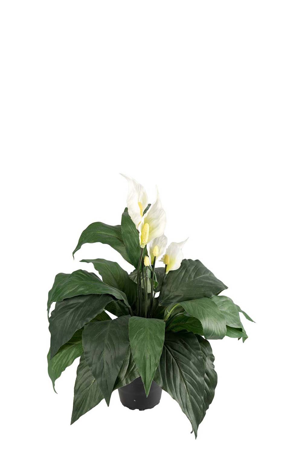 Kunstig hvit Spathiphyllum 40 cm