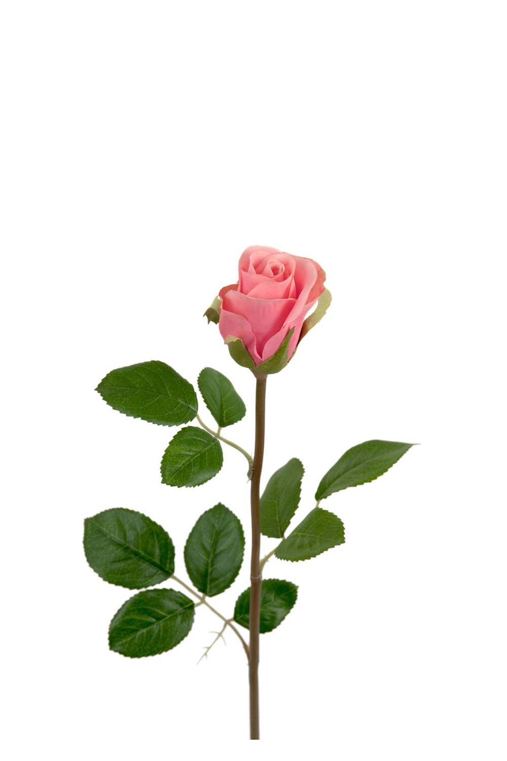 Kunstig rosa Rose 50 cm