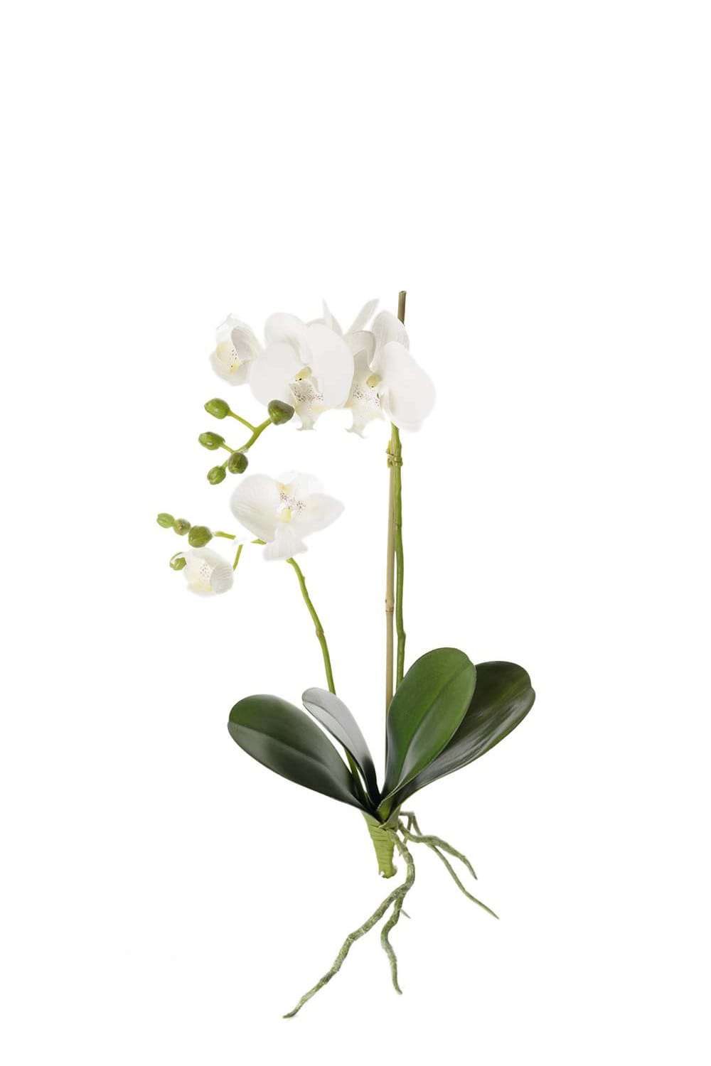 Kunstig hvit Phalaenopsis 45 cm
