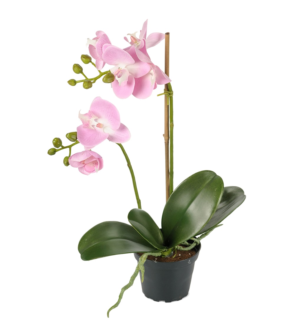 Kunstig rosa Phalaenopsis 45 cm