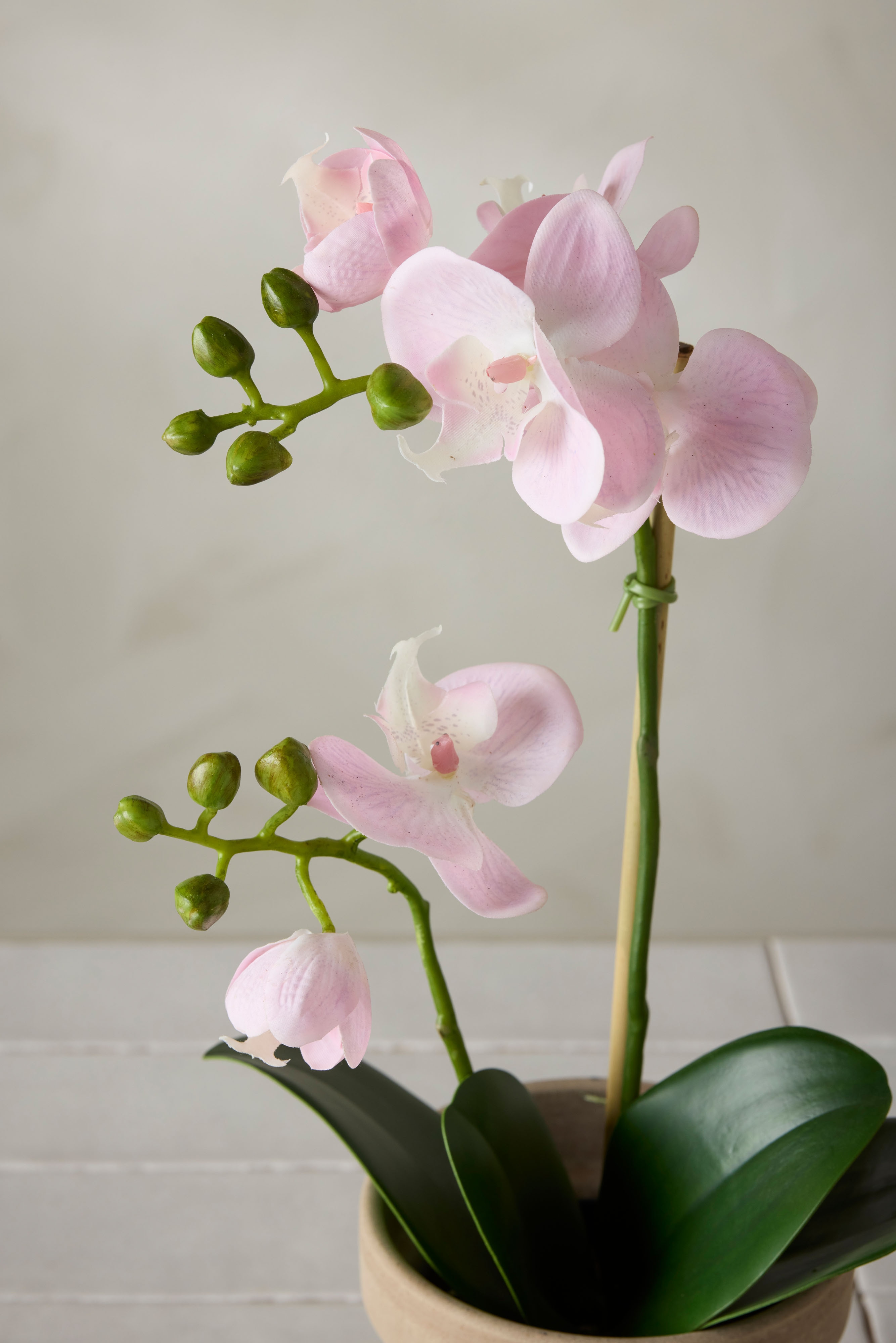 Kunstig rosa Phalaenopsis 45 cm