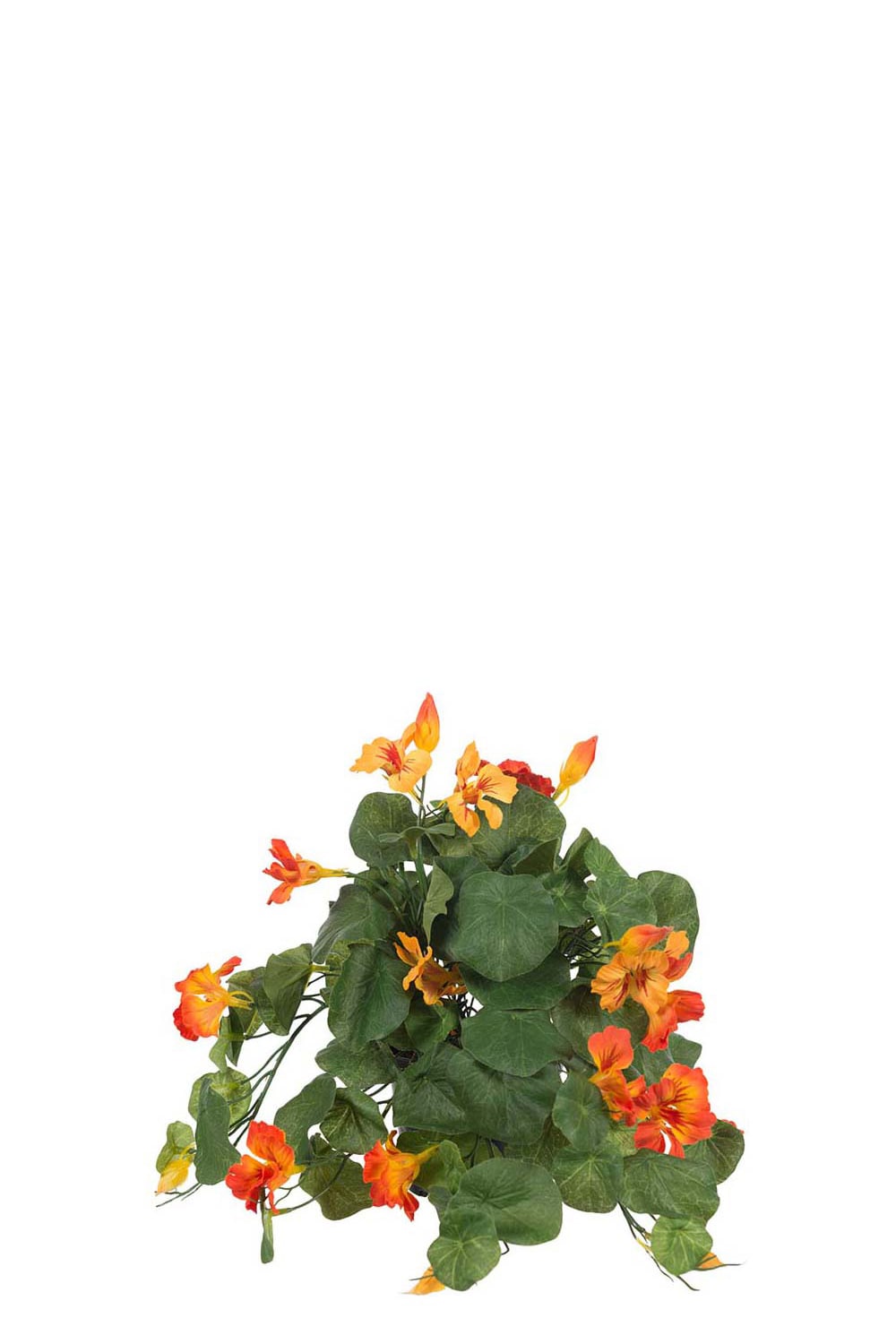 Kunstig oransje blomkarse 25 cm