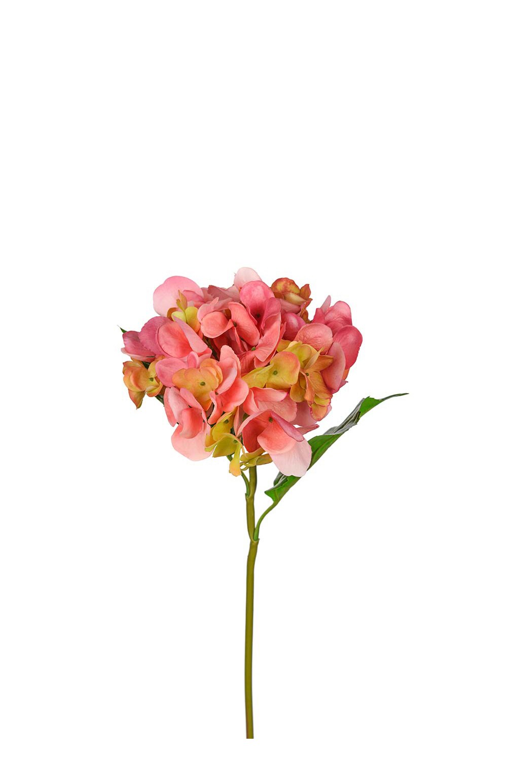 Kunstig rosa Hortensia 55 cm