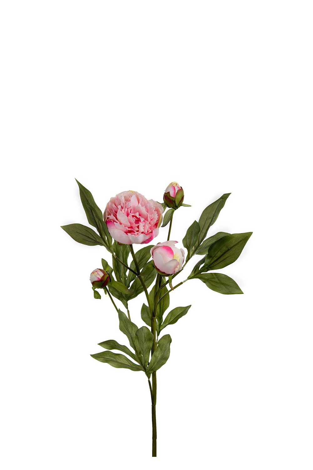 Kunstig rosa Pion 65 cm