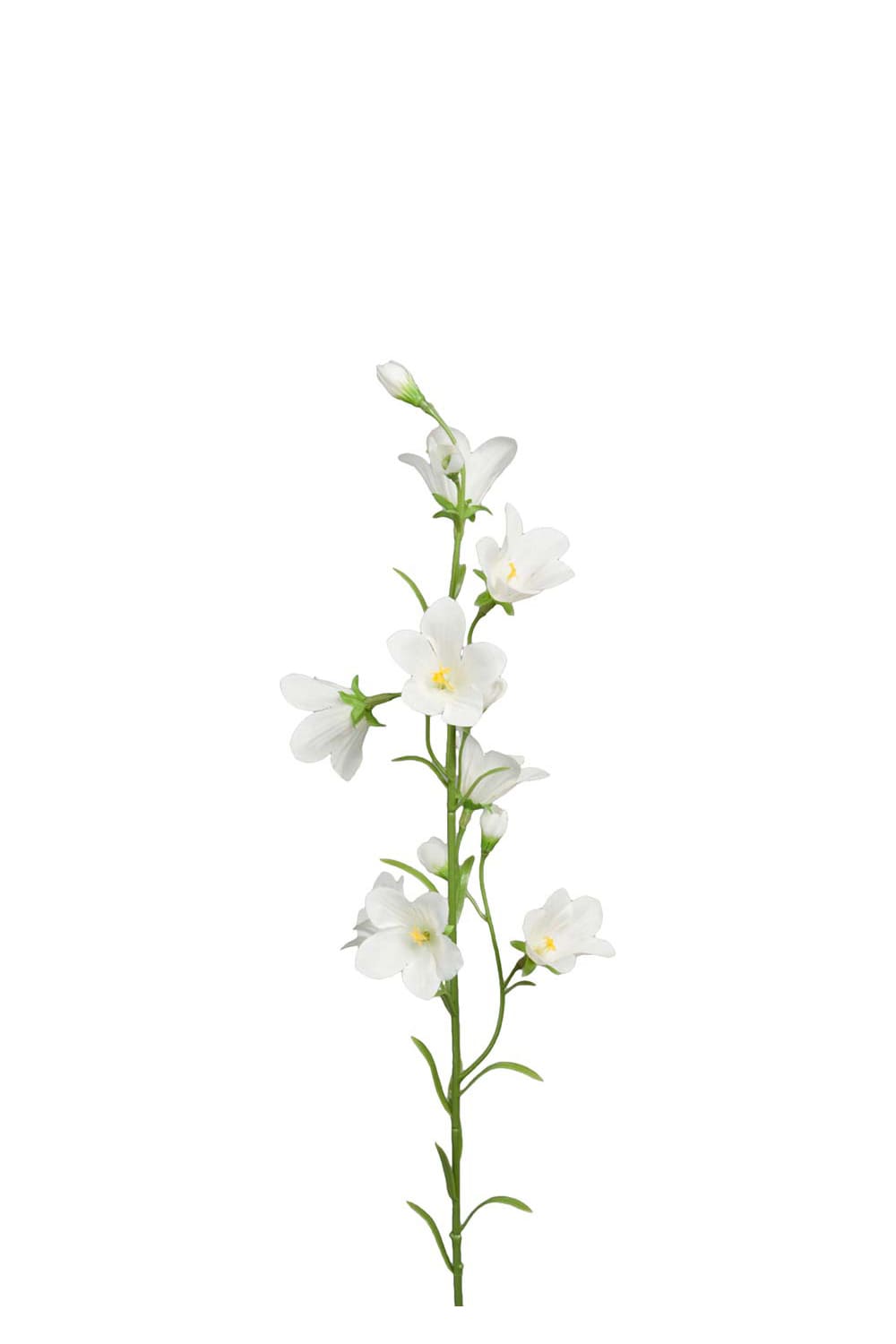Kunstig hvit Blåklokke 65 cm