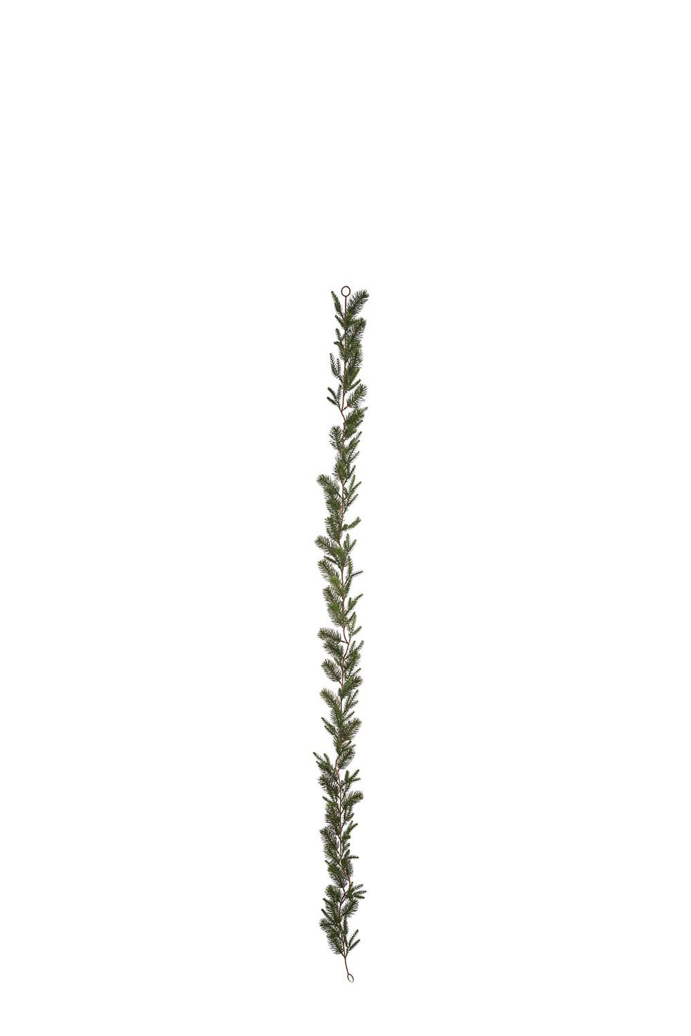 Kunstig grønn Grangirlander 180 cm