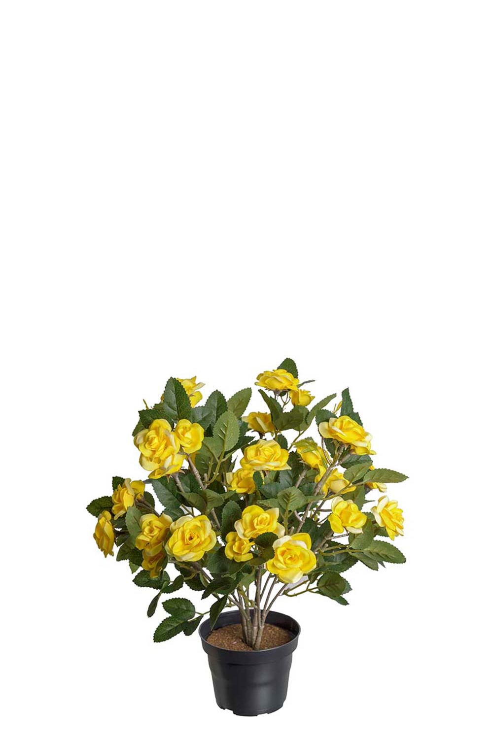 Kunstig gul Rose 30 cm