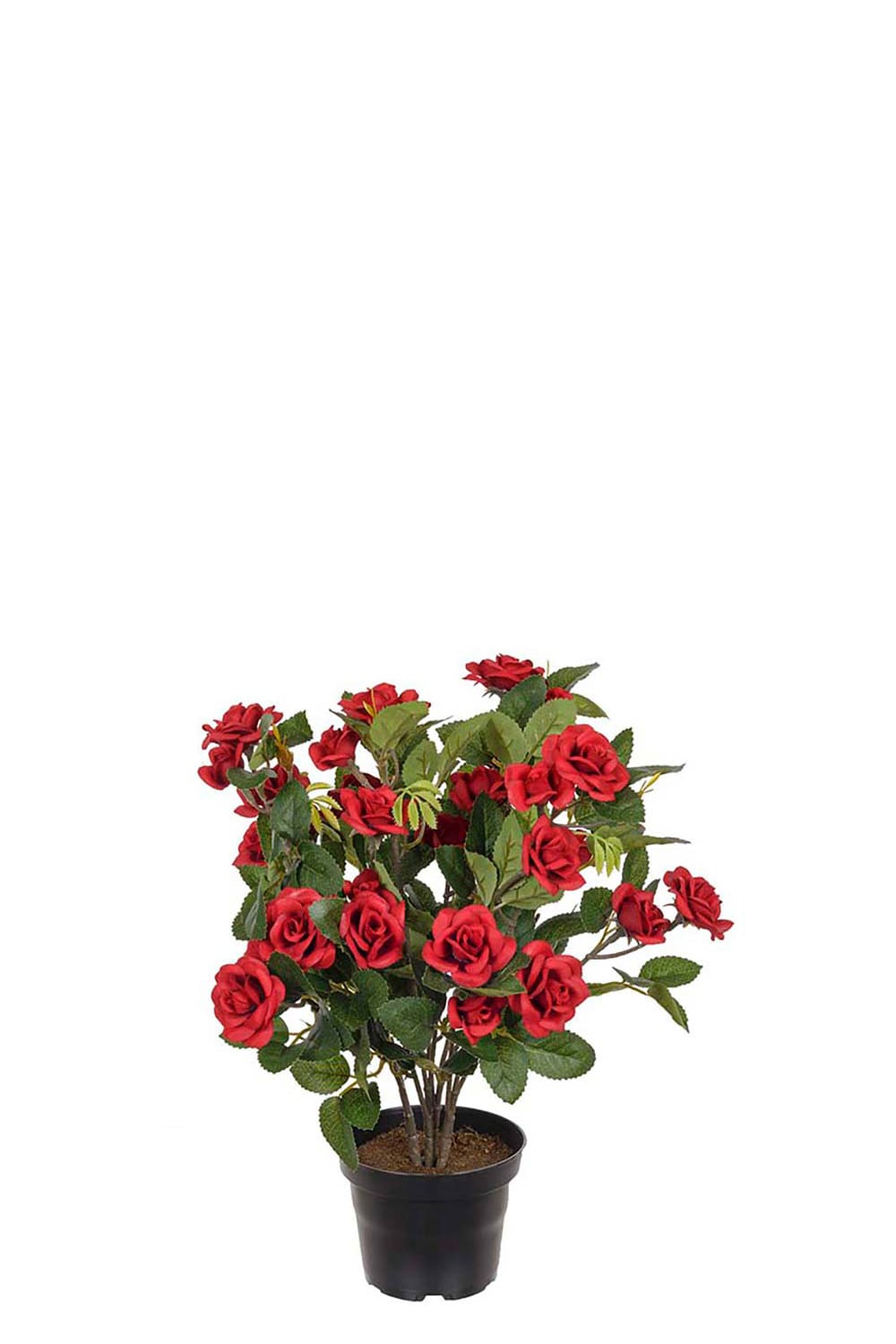 Kunstig rød Rose 30 cm