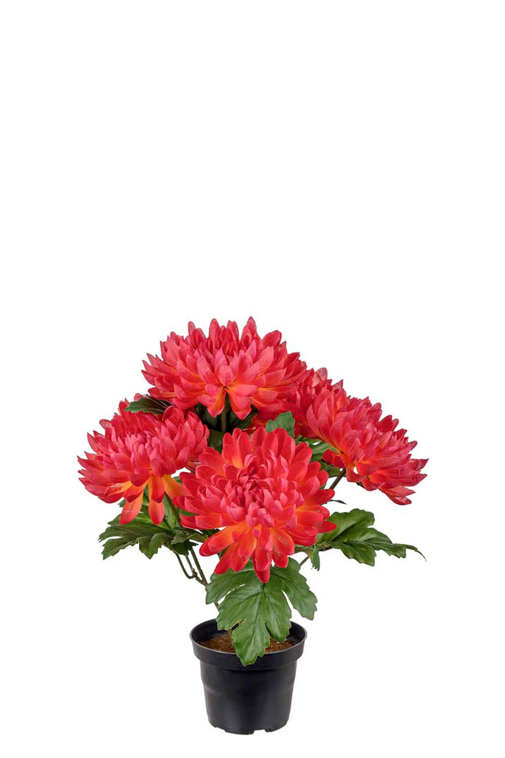 Kunstig flerfarget krysantemum 30 cm