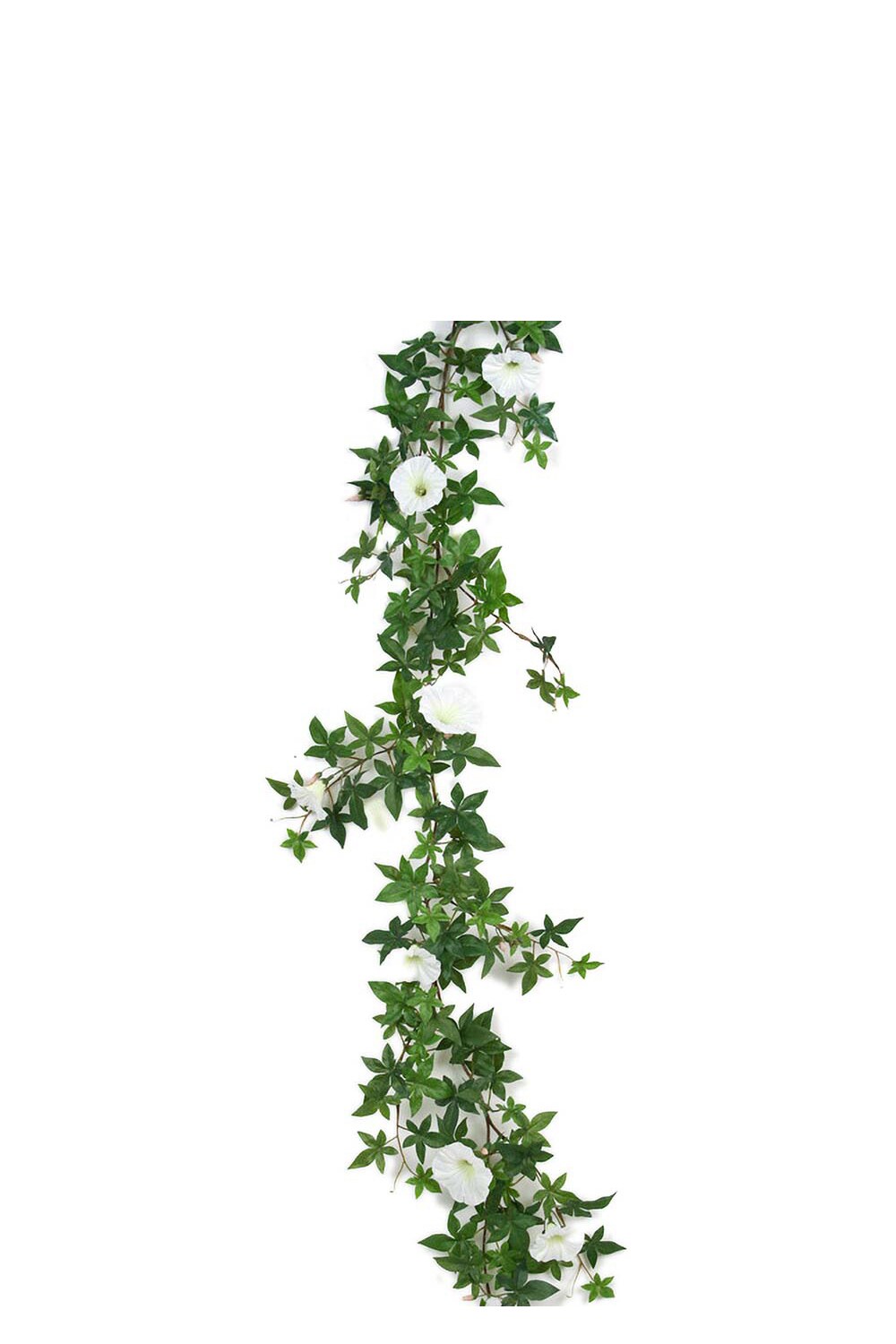 Kunstig hvit praktsnerle 120 cm