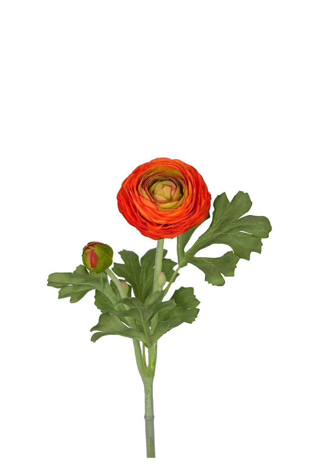 Kunstig oransje ranunkel 50 cm