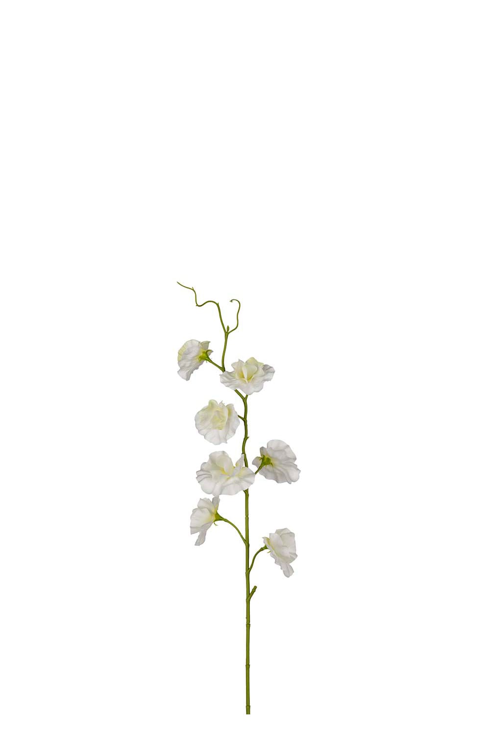 Kunstig hvit blomsterert 55 cm