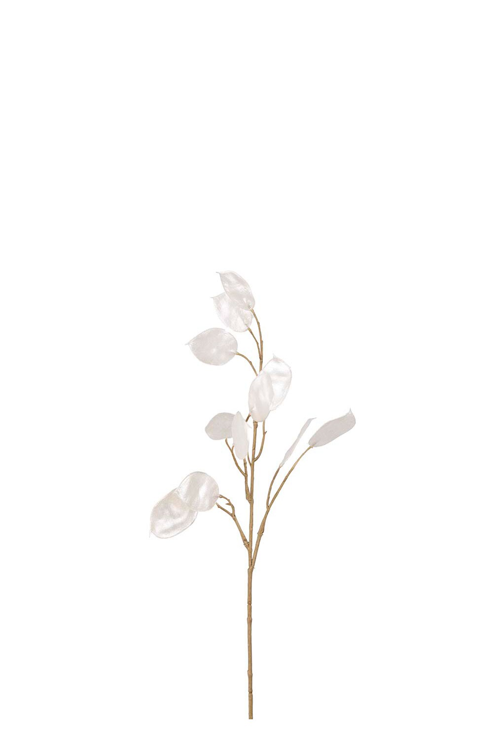 Kunstig hvit Lunaria 55 cm