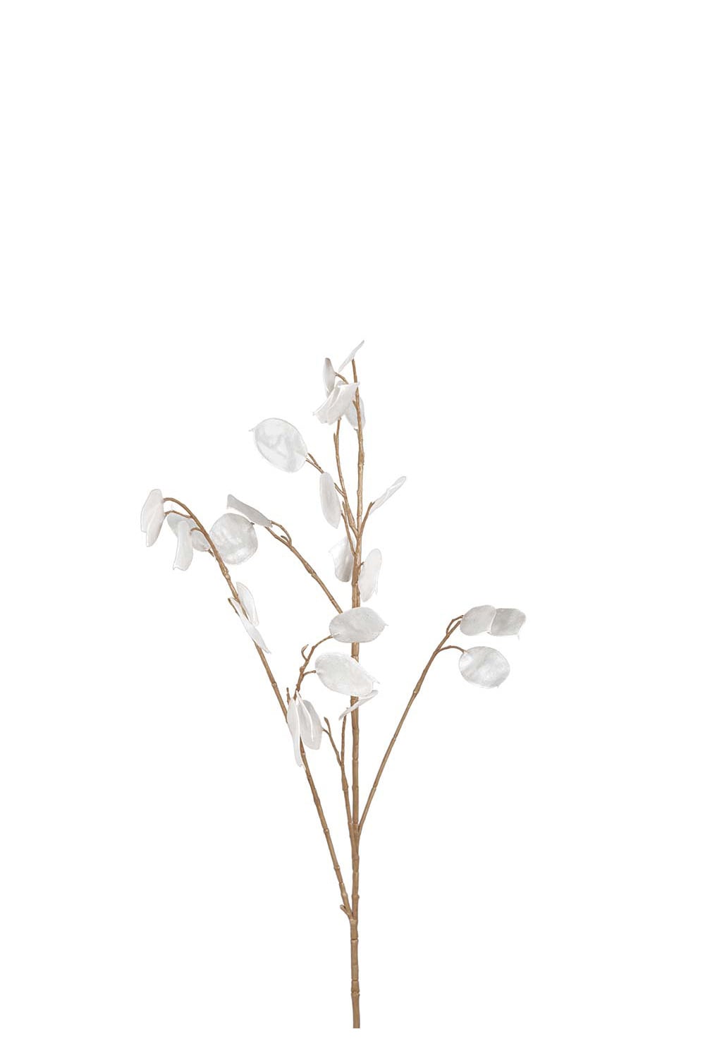 Kunstig hvit Lunaria 90 cm