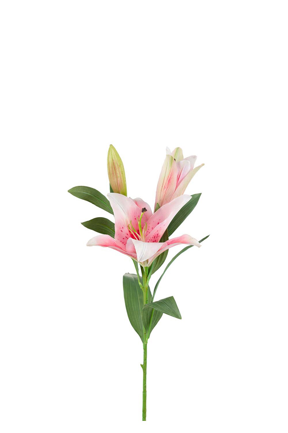 Kunstig rosa Lilje 90 cm