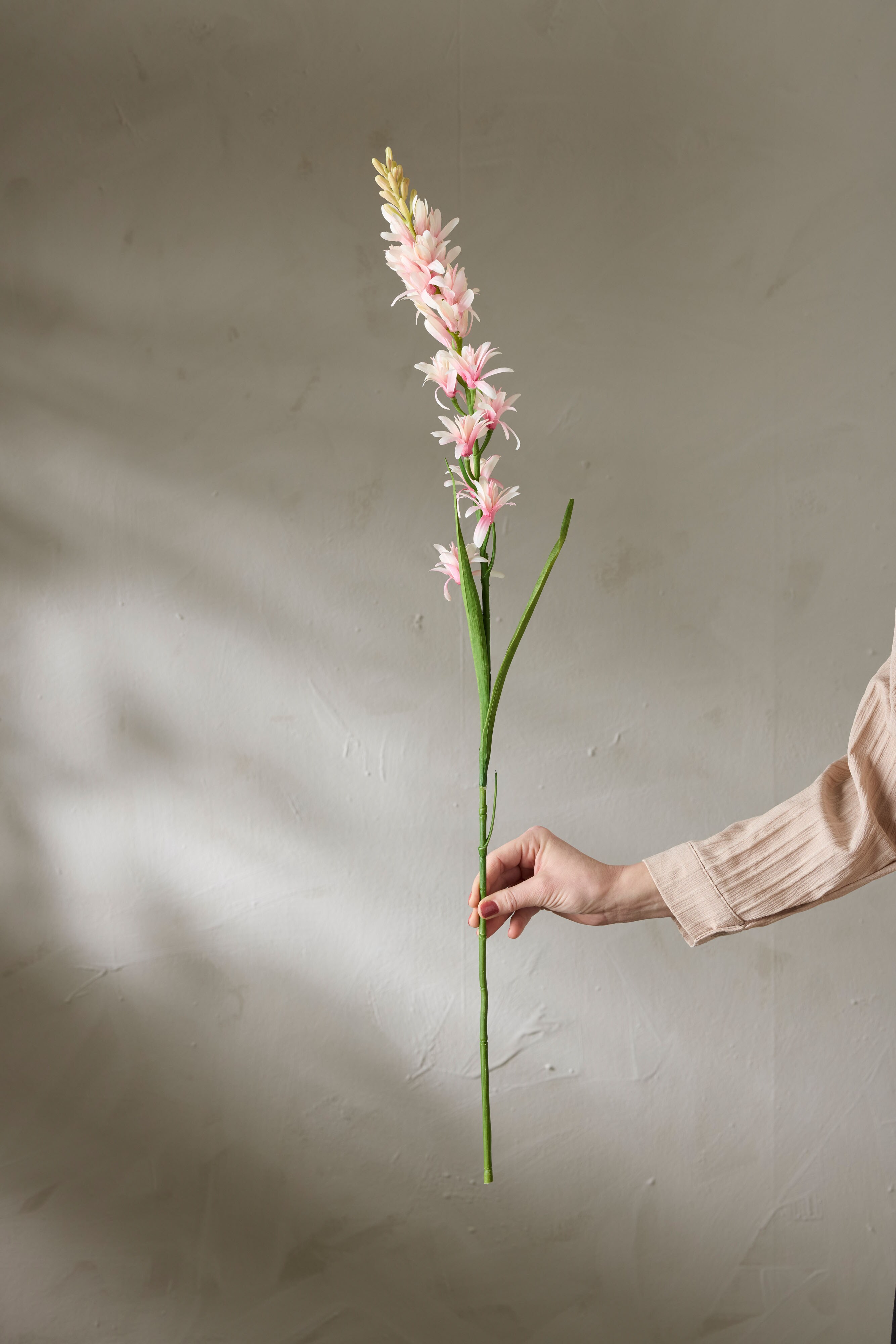 Kunstig rosa Tuberosa 90 cm