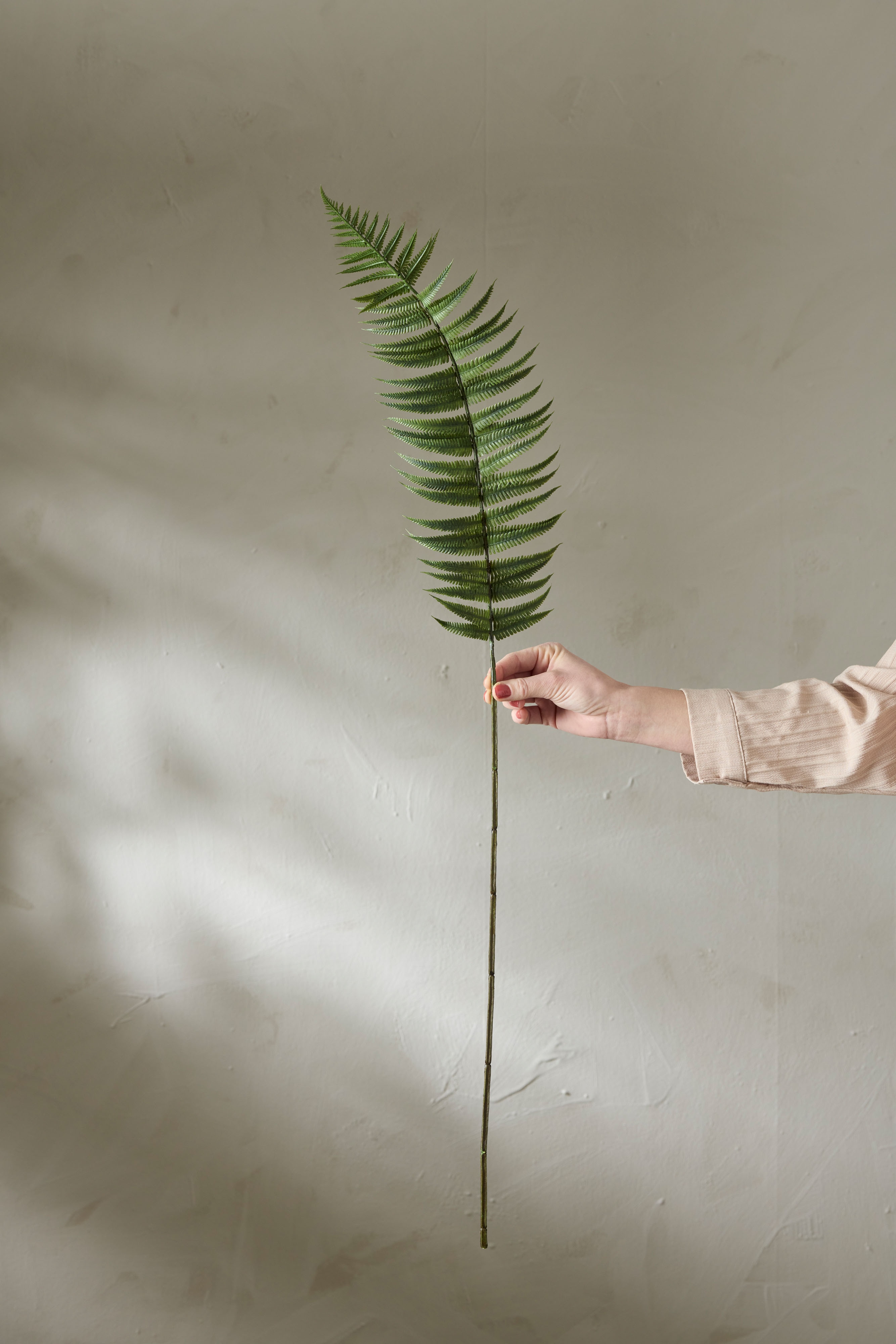 Kunstig grønn Ormbunksblad 105 cm