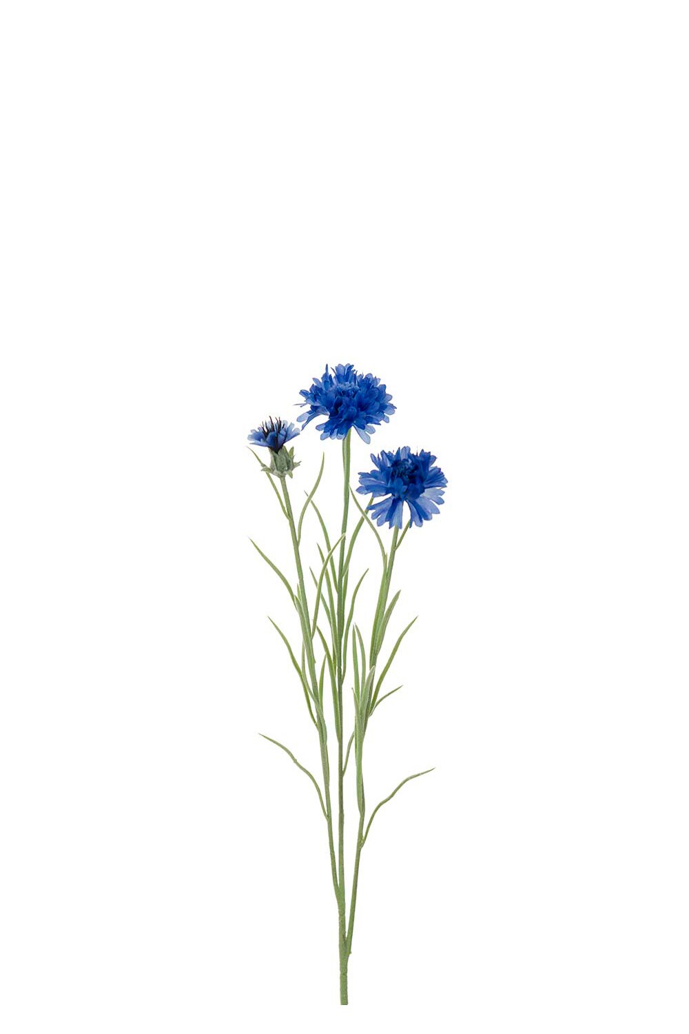 Kunstig blå kornblomst 65 cm