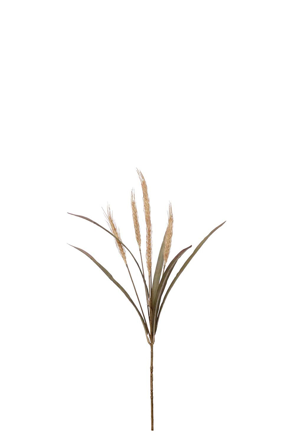 Kunstig beige hvetekvist 65 cm