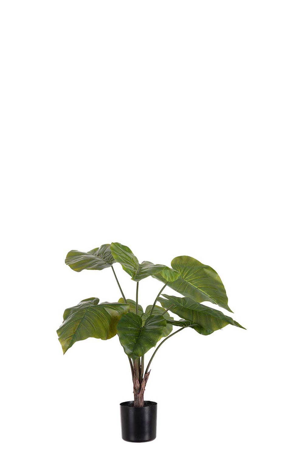 Kunstig grønn Alocasia i potte 60 cm
