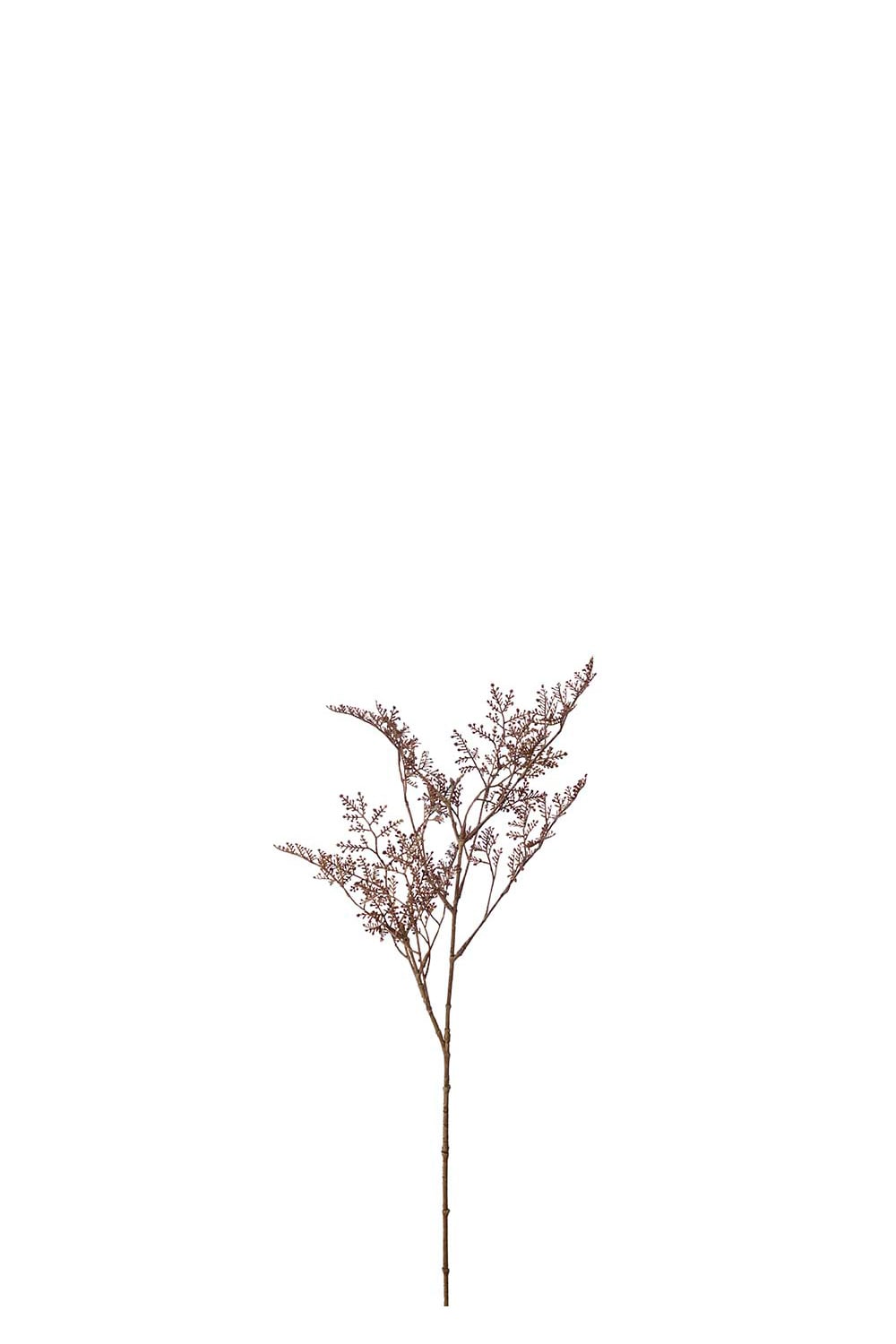 Kunstig brun limoniumkvist 65 cm