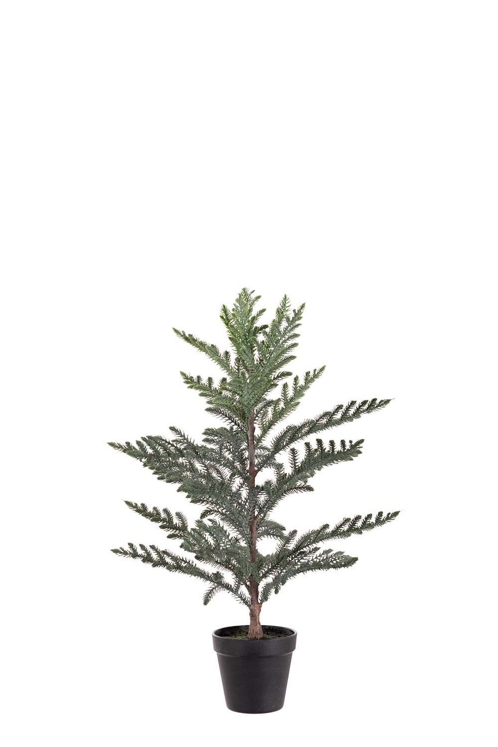 Kunstig grå romgran i potte 60 cm
