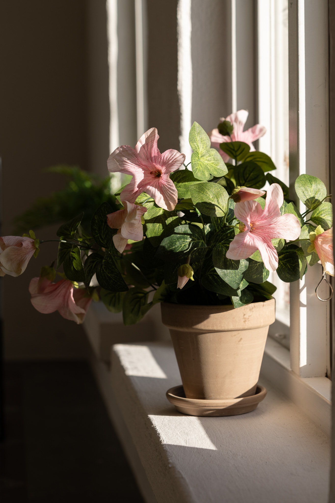 Kunstig rosa Petunia 30 cm