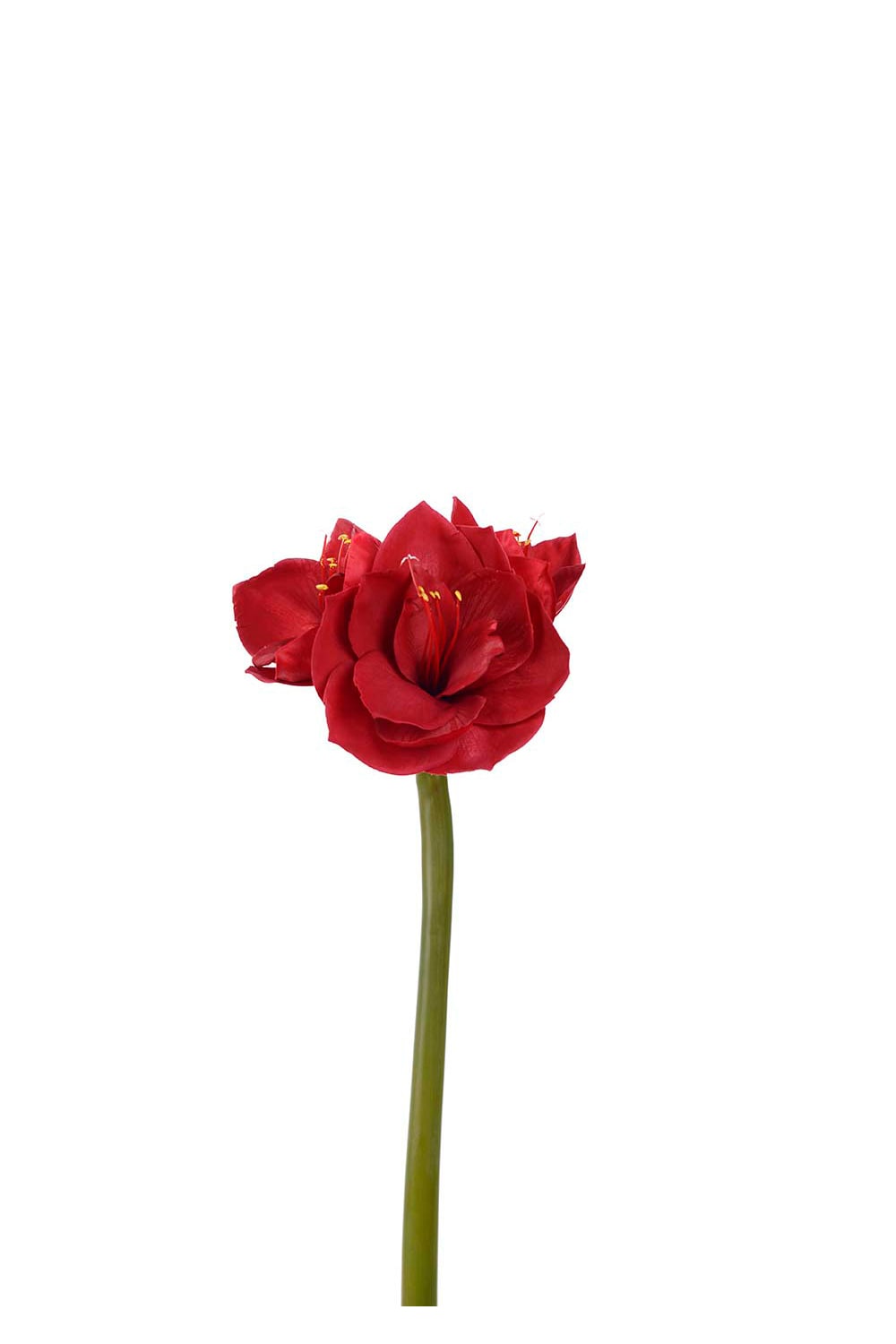 Kunstig rød Amaryllis 60 cm