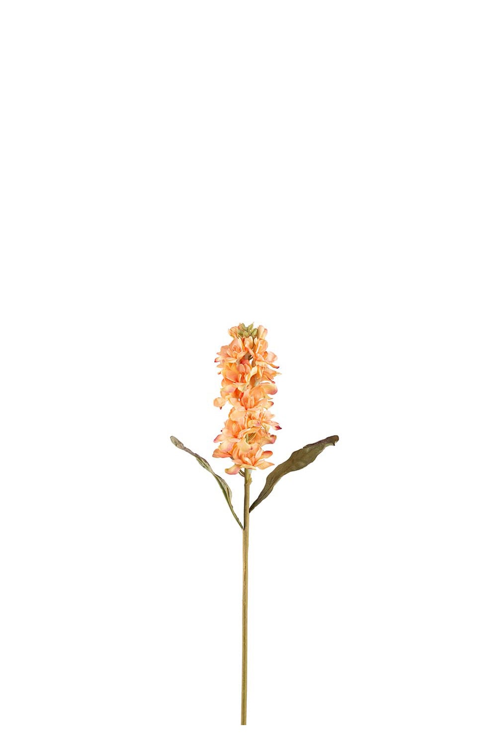 Kunstig oransje Levkøy 53 cm