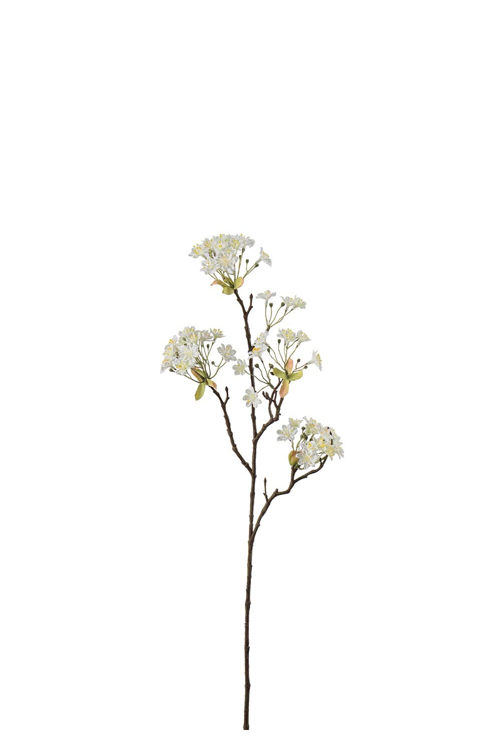 Kunstig hvit Lønneblomst 70 cm