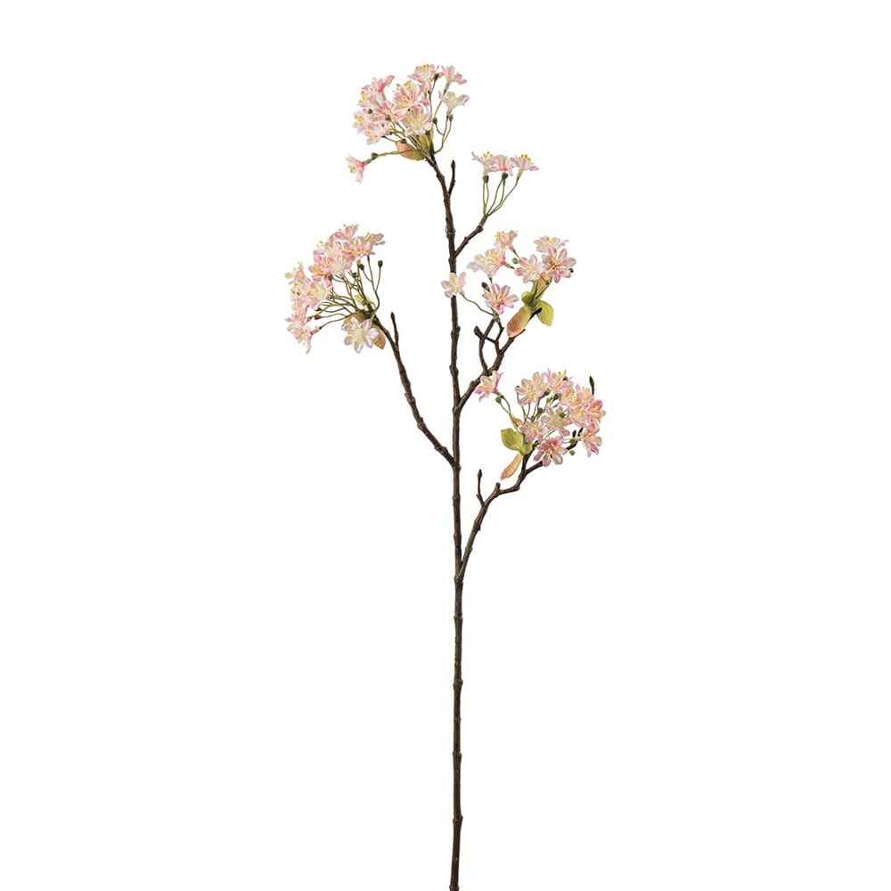 Kunstig rosa Lønneblomst 70 cm