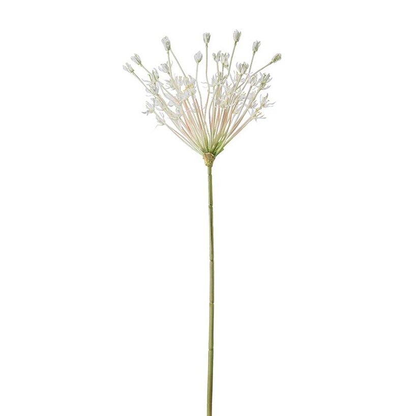 Kunstig hvit Allium 107 cm