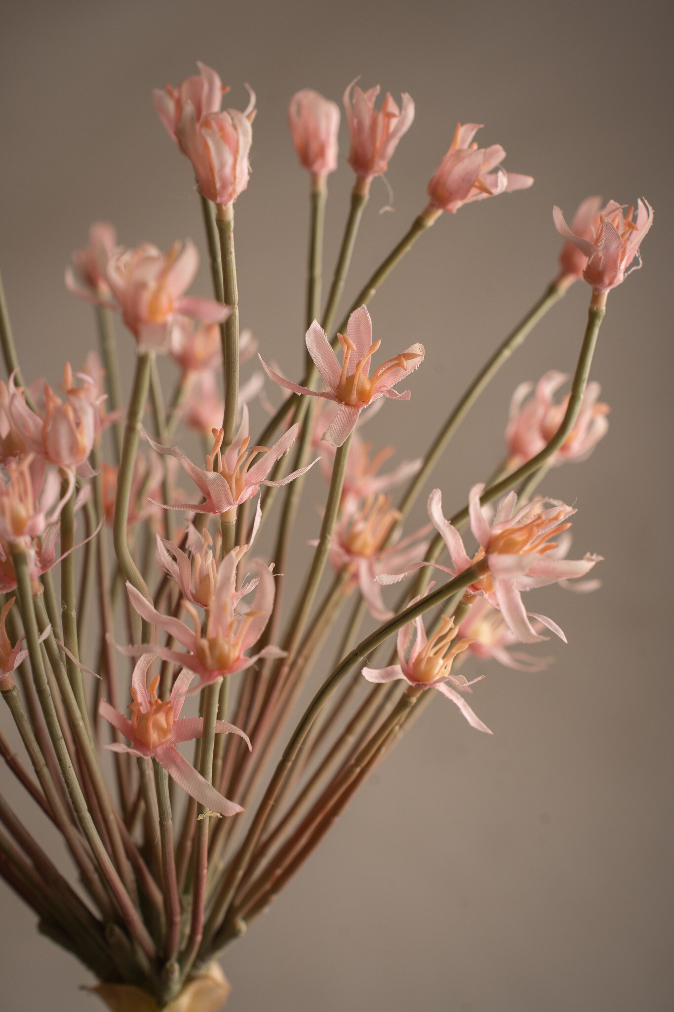 Kunstig rosa Allium 107 cm