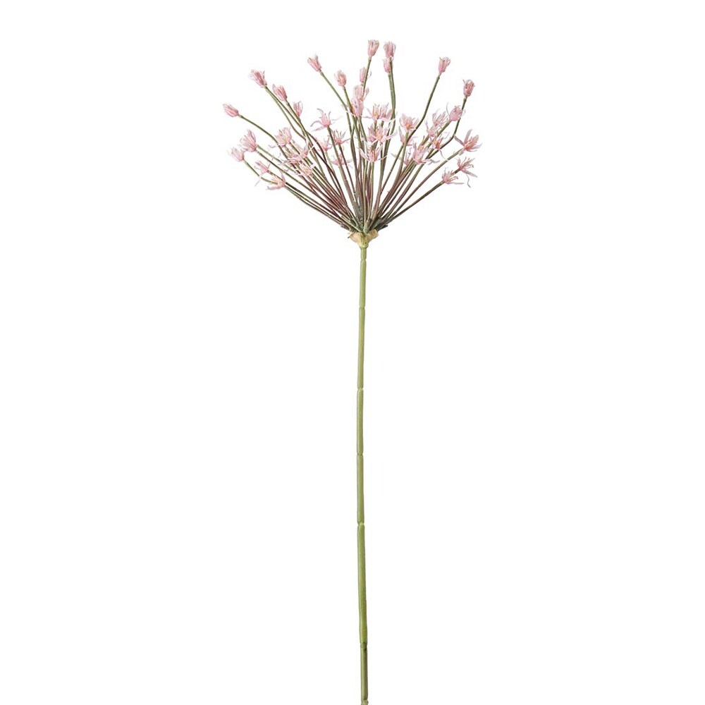Kunstig rosa Allium 107 cm