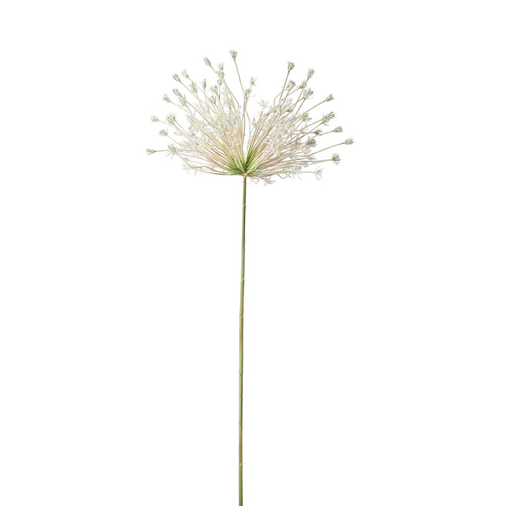 Kunstig hvit Allium 125 cm
