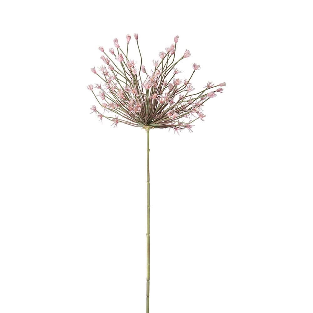 Kunstig rosa Allium 125 cm