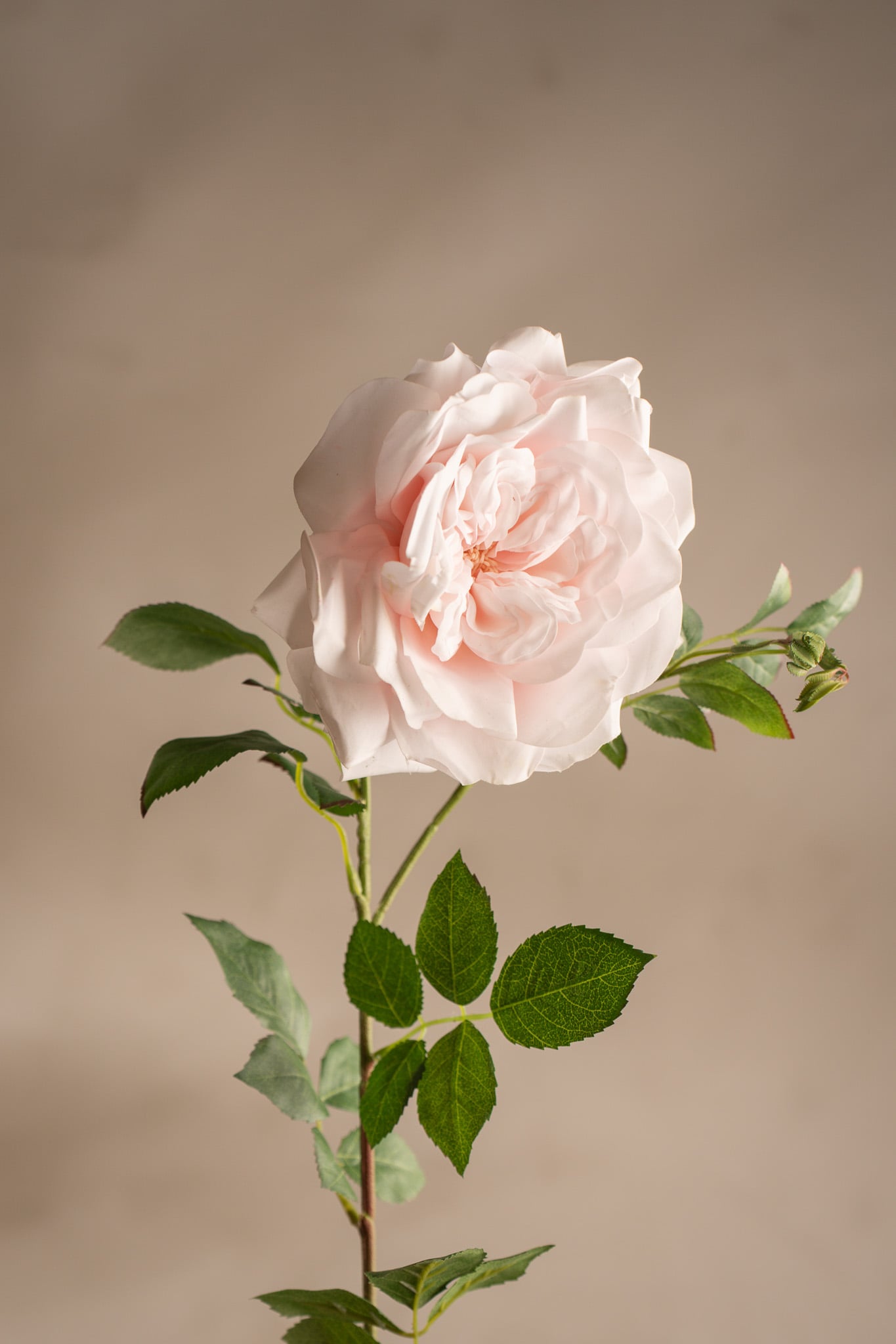 Kunstig rosa Rose 90 cm