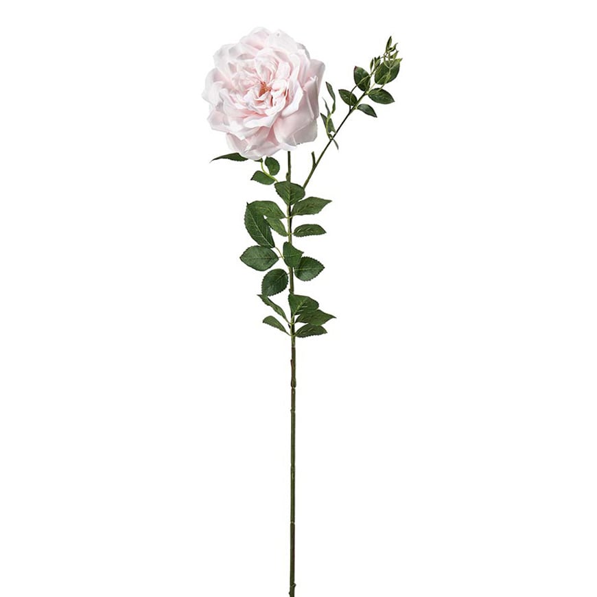 Kunstig rosa Rose 90 cm