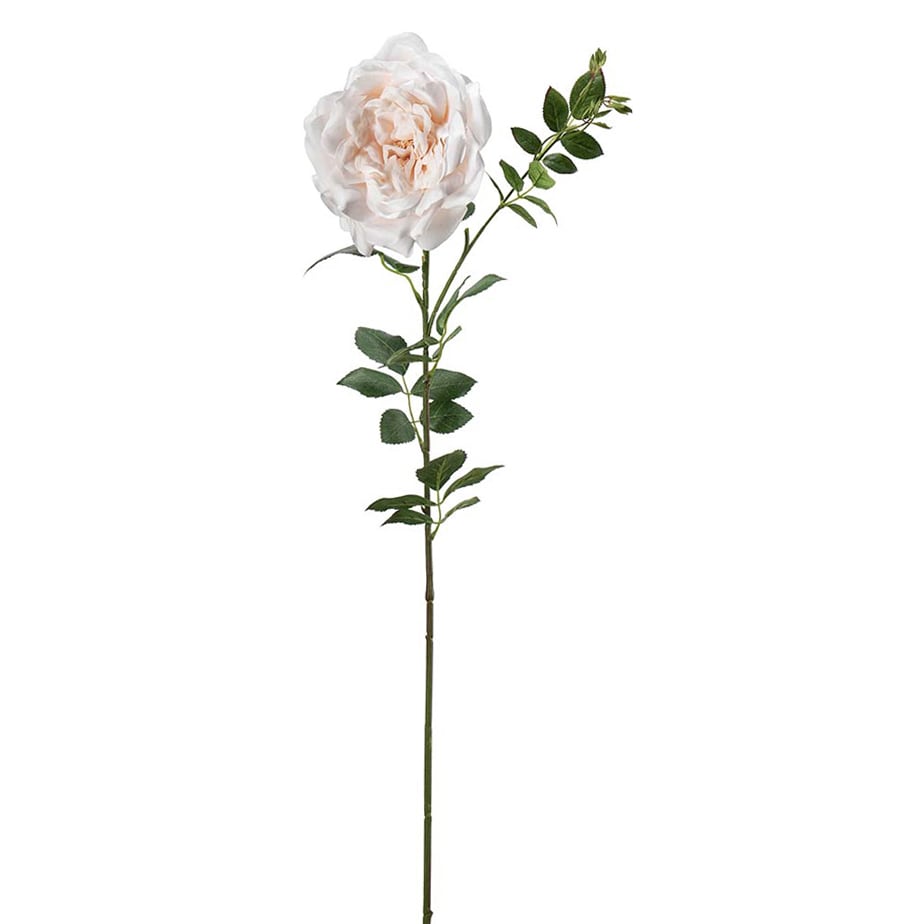 Kunstig ferskenfarget Rose 90 cm